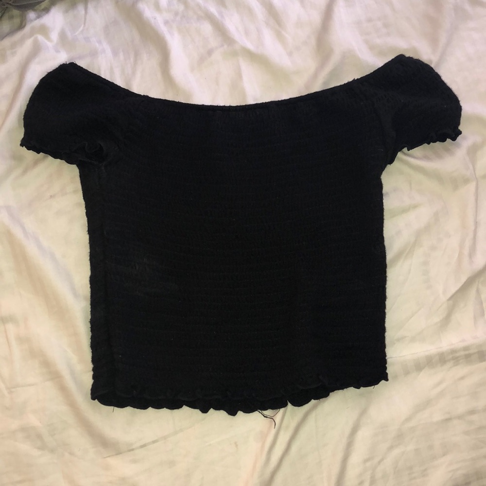 Black off the shoulder